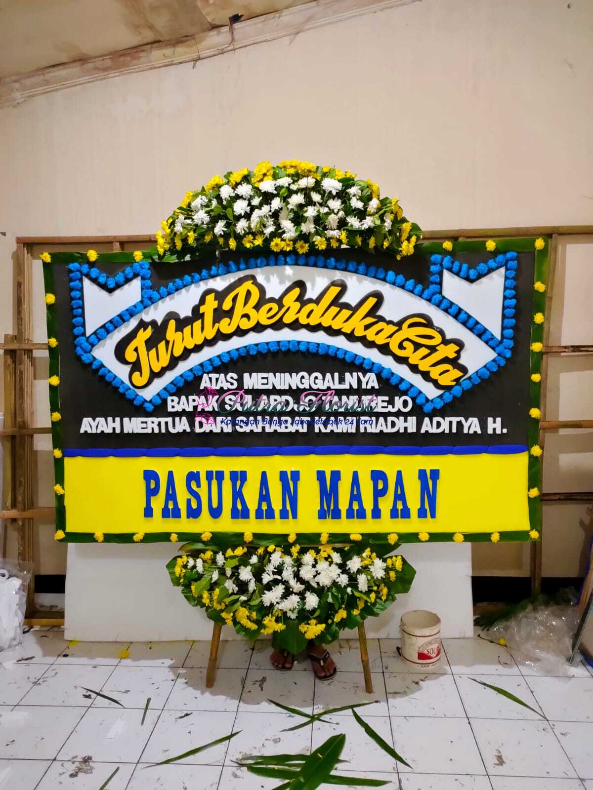 Bunga papan duka size 200x125 (standard) harga 500rb (10)
