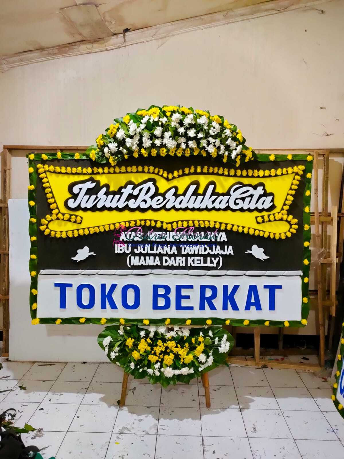 Bunga papan duka size 200x125 (standard) harga 500rb (8)