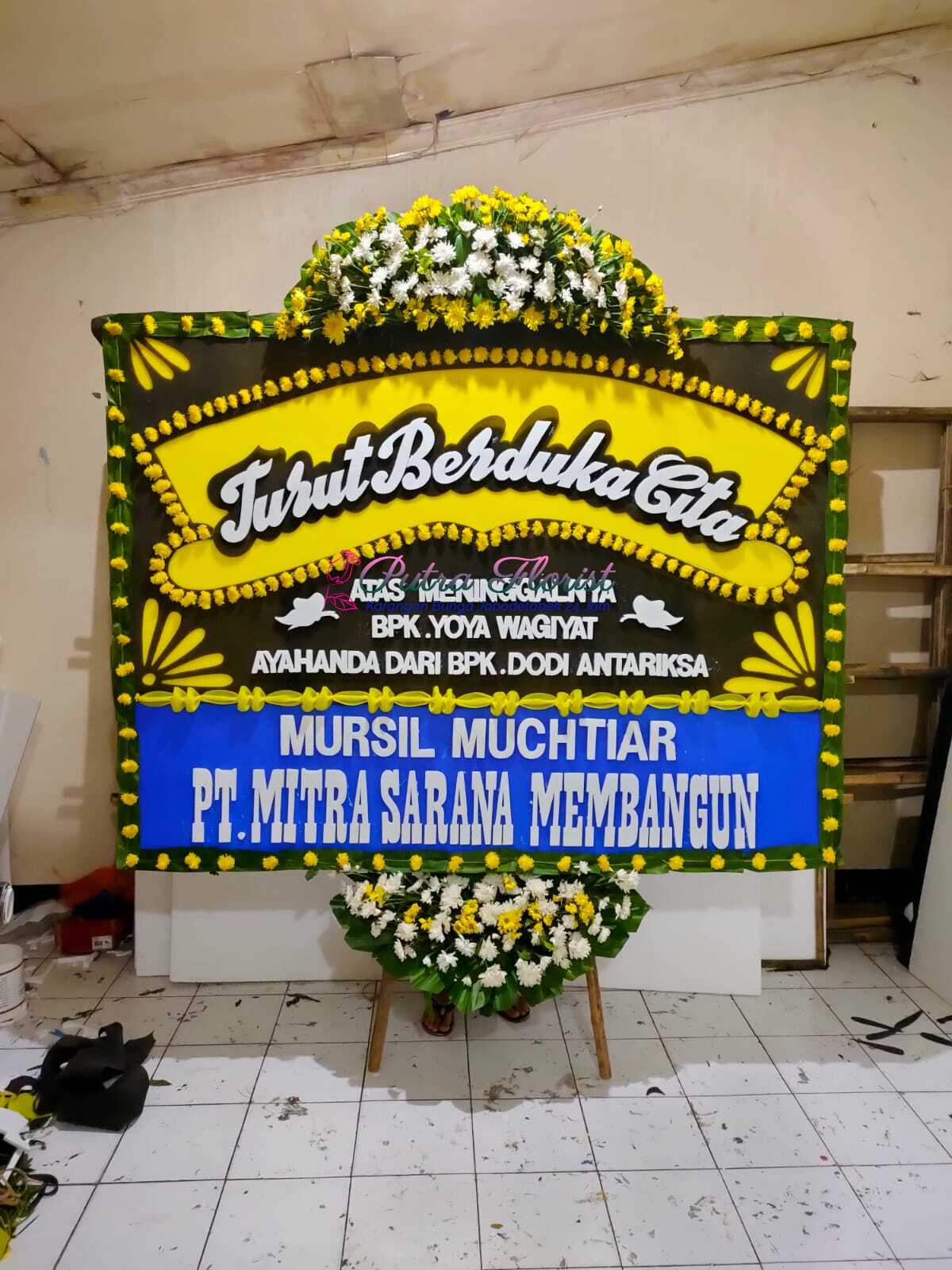Bunga papan duka size 200x150 harga 750 (1)