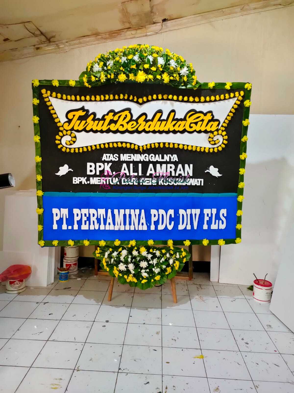 Bunga papan duka size 200x150 harga 750 (3)