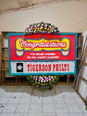 Bunga Papan Pembukaan 200x125 Standar